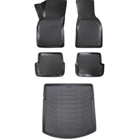 Rizline Audi A4 Siyah 2001-2008 3D Bagaj Havuzu ve Paspas
