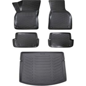 Rizline Audi A4 Siyah 2001-2008 3D Bagaj Havuzu ve Paspas
