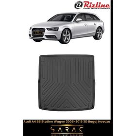 Rizline Audi A4 Station Wagon 2016 Eski Kasa Siyah 3D Bagaj Havuzu