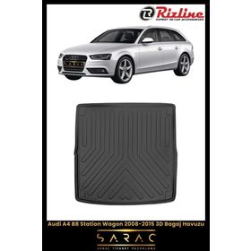 Rizline Audi A4 Station Wagon 2016 Eski Kasa Siyah 3D Bagaj Havuzu