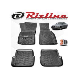 Rizline Audi A6 2004 - 2011 Arası Siyah 3D Havuzlu Paspas