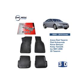 Rizline Audi A6 2005-2010 Arası 3D Havuzlu Paspas A6 Set 1