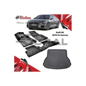 Rizline Audi A6 2019 ve Sonrası Paspas ve Bagaj Havuzu Set