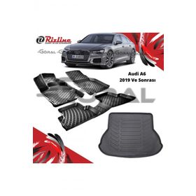 Rizline Audi A6 2019 ve Sonrası Paspas ve Bagaj Havuzu Set