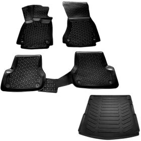 Rizline Audi A6 3D 2011-2015 Arası Havuzlu Paspas + 3D Bagaj Havuzu
