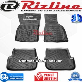 Rizline Audi A6 C6 2004-2011 3D Havuzlu Paspas