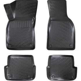 Rizline Audi A6 C6 2004-2011 3D Siyah Havuzlu Paspas