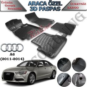 Rizline Audi A6 C7 2011-2014 Siyah 3D Havuzlu Paspas