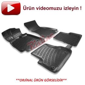 Rizline Audi A6 C7 2011-2015 Siyah 3D Havuzlu Paspas