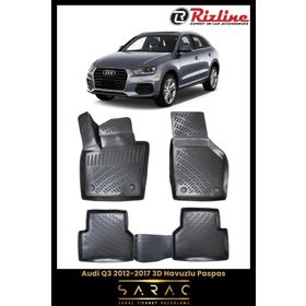 Rizline Audi Q3 2018 Eski Kasa 3D Havuzlu Paspas