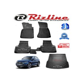 Rizline Audi Q5 2015 Sonrası 3D Paspas Bagaj Havuzu