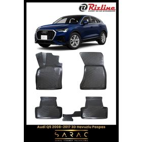Rizline Audi Q5 2017 Model Eski Kasa 3D Havuzlu Paspas