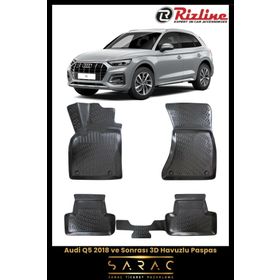 Rizline Audi Q5 2018 ve Sonrası 3D Havuzlu Paspas