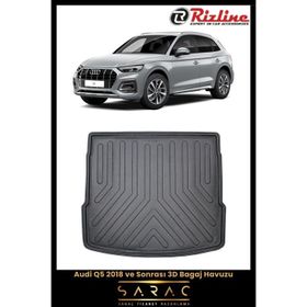 Rizline Audi Q5 2021 Model Siyah 3D Bagaj Havuzu