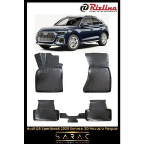Rizline Audi Q5 2022 Model 3D Havuzlu Paspas