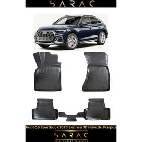 Rizline Audi Q5 2023 Model 3D Havuzlu Paspas