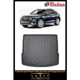 Rizline Audi Q5 Sportback 2020 Sonrası 3D Bagaj Havuzu