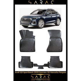 Rizline Audi Q5 Sportback 2020 Sonrası 3D Havuzlu Paspas