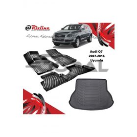 Rizline Audi Q7 2007-2014 Uyumlu Paspas ve Bagaj Havuzu Set