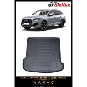 Rizline Audi Q7 2016 ve Sonrası 3D Bagaj Havuzu