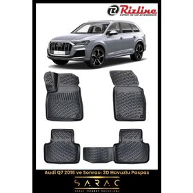 Rizline Audi Q7 2018 Model 3D Havuzlu Paspas