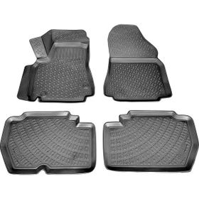 Rizline Berlingo 110'luk 2008-2019 Arası Siyah 3D Havuzlu Paspas