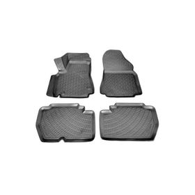 Rizline Berlingo 110'luk 2008-2019 Arası Siyah 3D Havuzlu Paspas