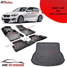 Rizline BMW 1 F20 2011 Sonrası 3D Paspas Bagaj Havuzu