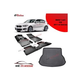 Rizline BMW 1 F20 2011 Sonrası 3D Paspas Bagaj Havuzu