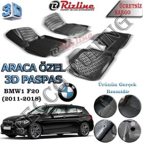 Rizline Bmw 1 Serisi F20 2011-2018 3D Havuzlu Paspas