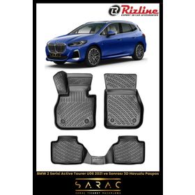 Rizline BMW 2 Serisi Active Tourer U06 2021 Sonrasi 3D Havuzlu Paspas