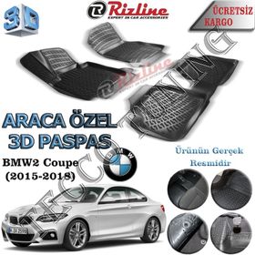 Rizline Bmw 2 Serisi Coupe 2015-2018 3D Havuzlu Paspas