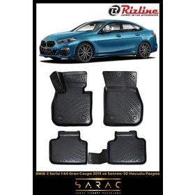 Rizline BMW 2 Serisi Gran Coupe F44 2019 Sonrası 3D Havuzlu Paspas