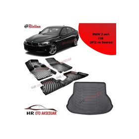 Rizline BMW 3 F30 2012 Sonrası 3D Paspas Bagaj Havuzu