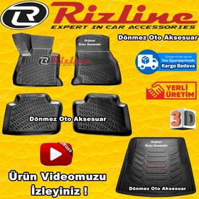 Rizline BMW 3 Serisi E90 2005-2013 3D Paspas Bagaj Havuzu