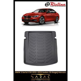 Rizline Bmw 3 Serisi F30 2012-2019 Sedan Siyah 3D Bagaj Havuzu