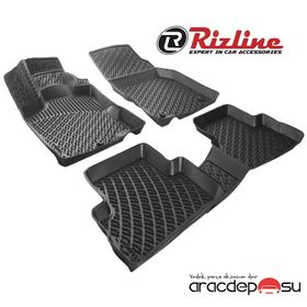 Rizline Bmw 3 Serisi F30 2012 Sonrası Bej 3D Havuzlu Paspas