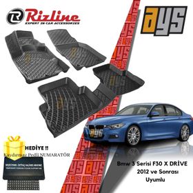 Rizline Bmw 3 Serisi F30 X Drive 2012 Sonrasi 3D Havuzlu Paspas
