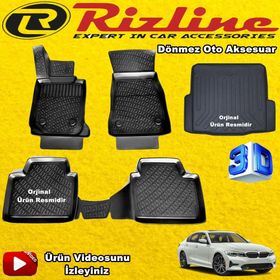 Rizline Bmw 3 Serisi G20 2019 Sonrası 3D Oto Paspas
