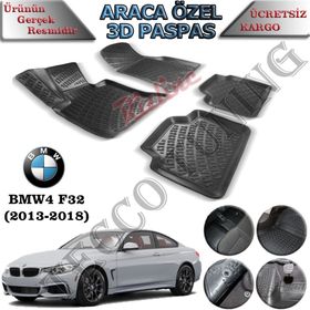 Rizline BMW 4 Serisi F32 3D Havuzlu Paspas