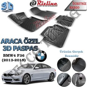 Rizline Bmw 4 Serisi F36 2013-2018 3D Havuzlu Paspas