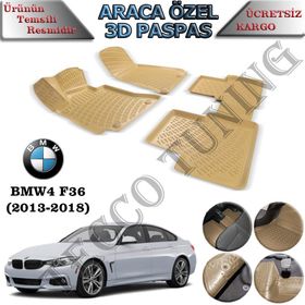 Rizline Bmw 4 Serisi F36 Siyah 3D Havuzlu Paspas