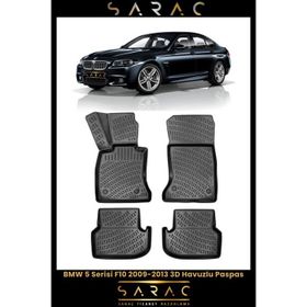 Rizline BMW 5 Serisi F10 2013 Model Eski Kasa 3D Havuzlu Paspas