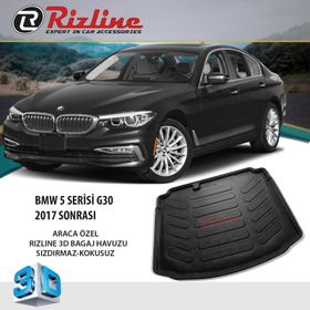 Rizline Bmw 5 Serisi G30 2017 Sonrası 3D Bagaj Havuzu