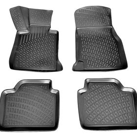 Rizline BMW E46 1998 - 2004 Arası Siyah 3D Havuzlu Paspas