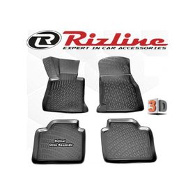 Rizline BMW E46 1998 - 2004 Arası Siyah 3D Havuzlu Paspas