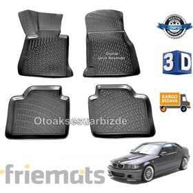 Rizline Bmw E46 1998 2004 Siyah 3D Havuzlu Paspas