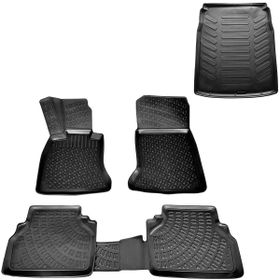 Rizline BMW E60 5 Serisi 2004-2012 Arası 3D Havuzlu Paspas + 3D Bagaj Havuzu