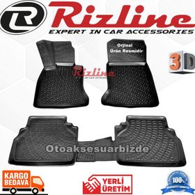 Rizline Bmw E60 5 Serisi 2005 2012 Siyah 3D Havuzlu Paspas