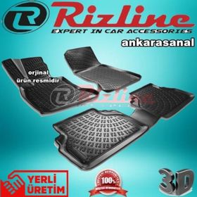 Rizline Bmw E60 5 Serisi 2005 2012 Siyah 3D Havuzlu Paspas